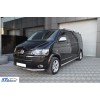 Нижня одинарна губа ST008 (нерж) 51 мм для Volkswagen T5 рестайлінг 2010-2015