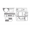 Накладки на панель Карбон для Volkswagen T5 рестайлинг 2010-2015 - 52525-11