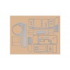 Накладки на панель Карбон для Volkswagen T5 рестайлинг 2010-2015 - 52525-11