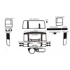 Накладки на панель Карбон для Volkswagen T5 рестайлинг 2010-2015 - 52525-11