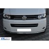 Нижня одинарна губа ST008 (нерж) 42 мм для Volkswagen T5 рестайлінг 2010-2015