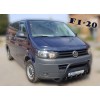 Кенгурятник WT003 Black (нерж) для Volkswagen T5 рестайлинг 2010-2015 гг.
