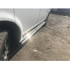 Бічні труби BB002 (2 шт, нерж) 70мм, Коротка база для Volkswagen T5 рестайлінг 2010-2015