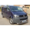 Нижня губа F3-42 (нерж) для Volkswagen T5 рестайлінг 2010-2015