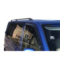 Рейлінги Чорні Коротка база, Металеві ніжки для Volkswagen T5 Transporter 2003-2010