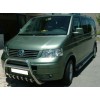 Кенгурятник WT003 (нерж) 50мм, без напису для Volkswagen T5 Transporter 2003-2010