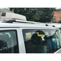 Рейлінги Хром Коротка база, Металеві ніжки для Volkswagen T5 Transporter 2003-2010