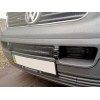 Зимняя нижняя накладка на решетку (полная) Матовая для Volkswagen T5 Transporter 2003-2010 - 53054-11