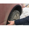 Накладки на арки (6 шт, чорні) Чорна нержавіюча сталь для Volkswagen T5 Transporter 2003-2010 - 64084-11