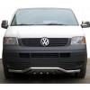 Нижня губа хвиля-гриль ST007-1 (нерж) для Volkswagen T5 Transporter 2003-2010