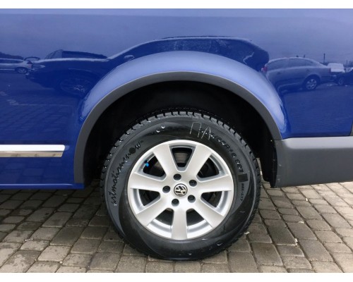 Накладки на арки (6 шт, чорні) Чорна нержавіюча сталь для Volkswagen T5 Transporter 2003-2010 - 64084-11