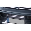 Накладки на решетку бампера (2 шт, нерж) Carmos - Турецкая сталь для Volkswagen T5 Transporter 2003-2010 - 56445-11