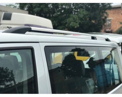Рейлінги Хром Довга база, металеві ніжки для Volkswagen T5 Transporter 2003-2010 - 79105-11