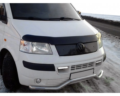 Зимняя верхняя накладка на решетку Глянцевая для Volkswagen T5 Transporter 2003-2010 - 53057-11