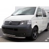 Нижня подвійна губа ST014 (нерж) 60 на 60мм для Volkswagen T5 Transporter 2003-2010 - 78868-11