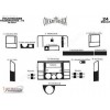 Volkswagen T5 Transporter 2003-2010 Накладки на торпеду (Турция) Титан - 52519-11
