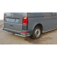 Задні куточки AK003-Double (2 шт, нерж) для Volkswagen T6 2015+, 2019+