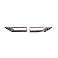 Накладки на повторювачі (2 шт, чорний хром) для Volkswagen T6 2015+, 2019+