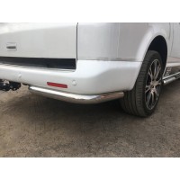 Задні куточки AK003 (2 шт, нерж) для Volkswagen T6 2015+, 2019+