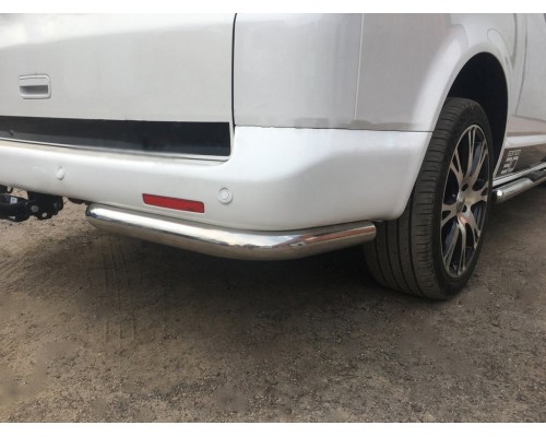 Задні куточки AK003 (2 шт, нерж) для Volkswagen T6 2015+, 2019+ - 79593-11