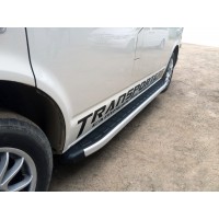 Боковые пороги Fullmond (2 шт., алюминий) Короткая база для Volkswagen T6 2015+, 2019+