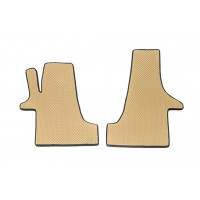 Коврики EVA (Бежевый, передние, для 2-20251) для Volkswagen T6