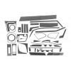 Накладки на панель (2020+) Карбон для Volkswagen T6 2015↗, 2019↗ гг.