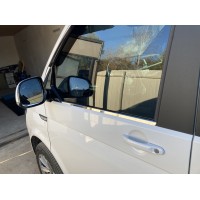Окантовка окон (2 шт., нерж) Carmos - Турецкая сталь для Volkswagen T6