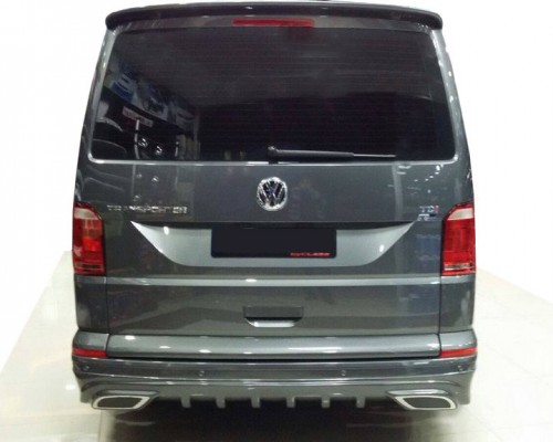 Накладка на задній бампер AMG-style (під фарбування) для Volkswagen T6 2015+, 2019+ - 54987-11