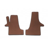 Коврики EVA (Коричневый, передние, для 2-20251) для Volkswagen T6