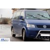 Volkswagen T6 2015+, 2019+ Бічні труби (2 шт, нерж) 60мм, Коротка база - 57458-11