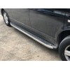 Боковые пороги BlackLine (2 шт., алюминий) Длинная база для Volkswagen T6 2015+, 2019+ - 61588-11