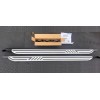 Бічні пороги ОЕМ (2 шт, алюм) для Volkswagen Terramont - 74561-11