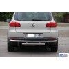 Задній захист AK002-2 (нерж) для Volkswagen Tiguan 2007-2016