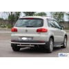 Задній захист AK002-2 (нерж) для Volkswagen Tiguan 2007-2016
