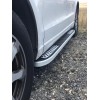Боковые пороги Tayga V2 (2 шт., алюминий) для Volkswagen Tiguan 2007-2016 - 73371-11