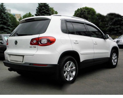 Вітровики з хром молдингом (4 шт, HIC) для Volkswagen Tiguan 2007-2016 - 75886-11