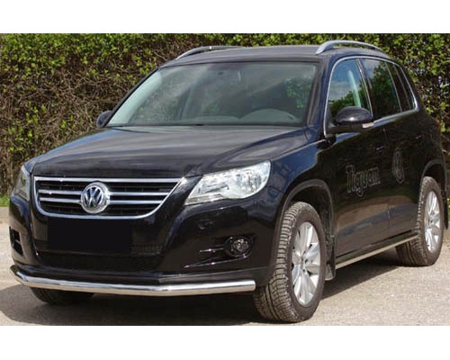 Передній захист ST008 (нерж) для Volkswagen Tiguan 2007-2016