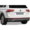 Накладки имитация выхлопных насадок 2020-2025 (3 шт, нерж) Carmos - Турецкая сталь для Volkswagen Tiguan