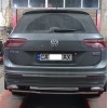 Задній захист AK001-2 (нерж) для Volkswagen Tiguan 2016+