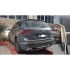Задній захист AK001-2 (нерж) для Volkswagen Tiguan 2016+