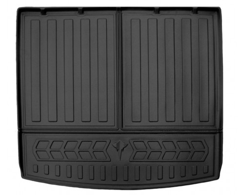 Коврик в багажник Stingray 3D (Allspace, Europe, 7-местный со сложенным 3-м рядом) для Volkswagen Tiguan 2016-2023 гг