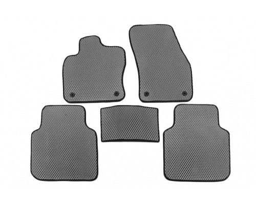 Коврики EVA (Ollspase, 2 ряда, Серый) для Volkswagen Tiguan 2016-2023 гг