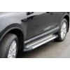 Боковые пороги Line (2 шт., алюминий) для Volkswagen Touareg 2002-2010 - 65593-11