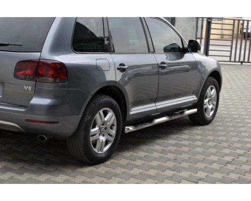 Бічні труби (2 шт, нерж) для Volkswagen Touareg 2002-2010