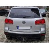 Накладка на задний бампер Carmos (нерж) для Volkswagen Touareg 2002-2010 гг