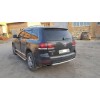 Volkswagen Touareg 2002-2010 Задній захист AK002 (2 шт, нерж) - 74427-11