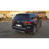 Volkswagen Touareg 2002-2010 Задній захист AK002 (2 шт, нерж) - 74427-11