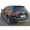 Volkswagen Touareg 2002-2010 Задній захист AK002 (2 шт, нерж) - 74427-11