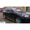 Volkswagen Touareg 2010-2018 Бічні пороги Premium (2 шт, нерж) 60 мм - 53332-11